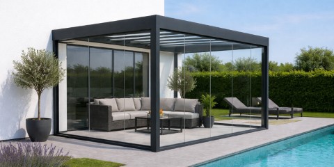 Vægmonteret Pergola