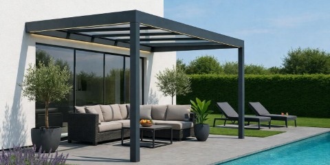 Vægmonteret Pergola