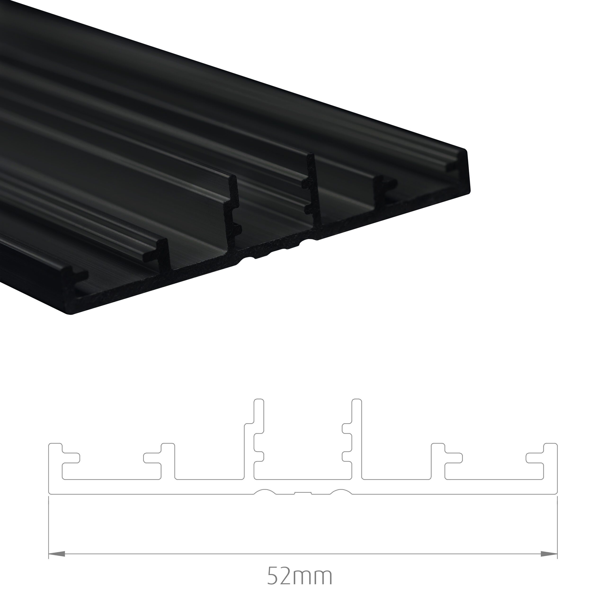 ISOLUX TERMOTAG 32 mm standardprofiler i aluminium - Billede 11