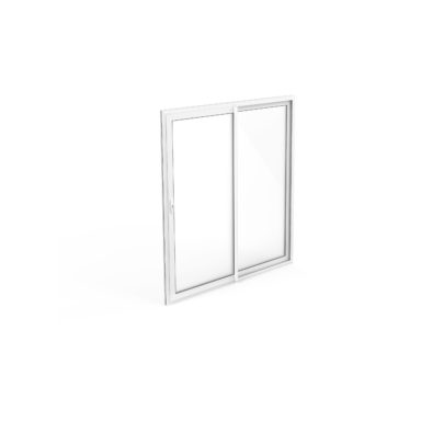 Halle skydedørsparti 2 delt