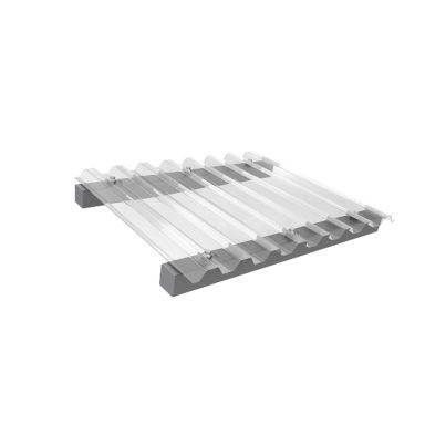 halle polysol klar korrugerad takplast takskiva