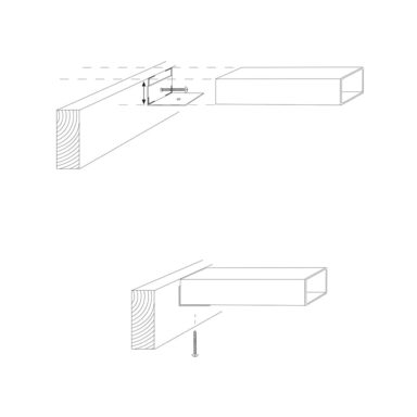 halle system montera tväråsar till kanaltak