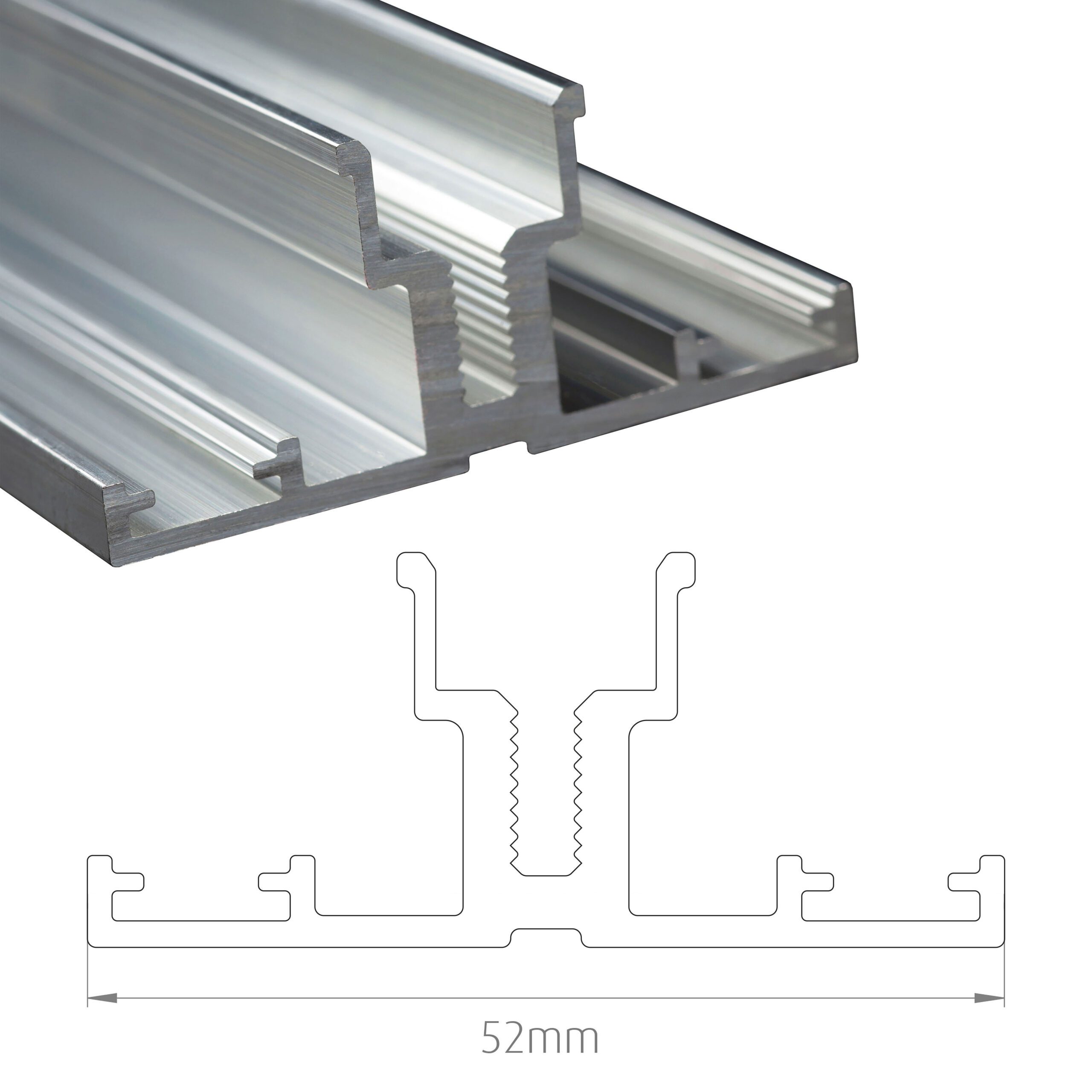 ISOLUX TERMOTAG 32 mm bærende alu-profil - Billede 6